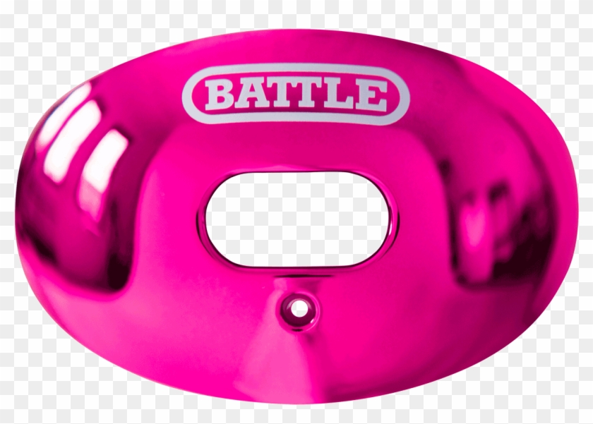 Battle Oxygen Chrome Pink Mouthguard Football Gear, - Battle Mouthguard Chrome Clipart