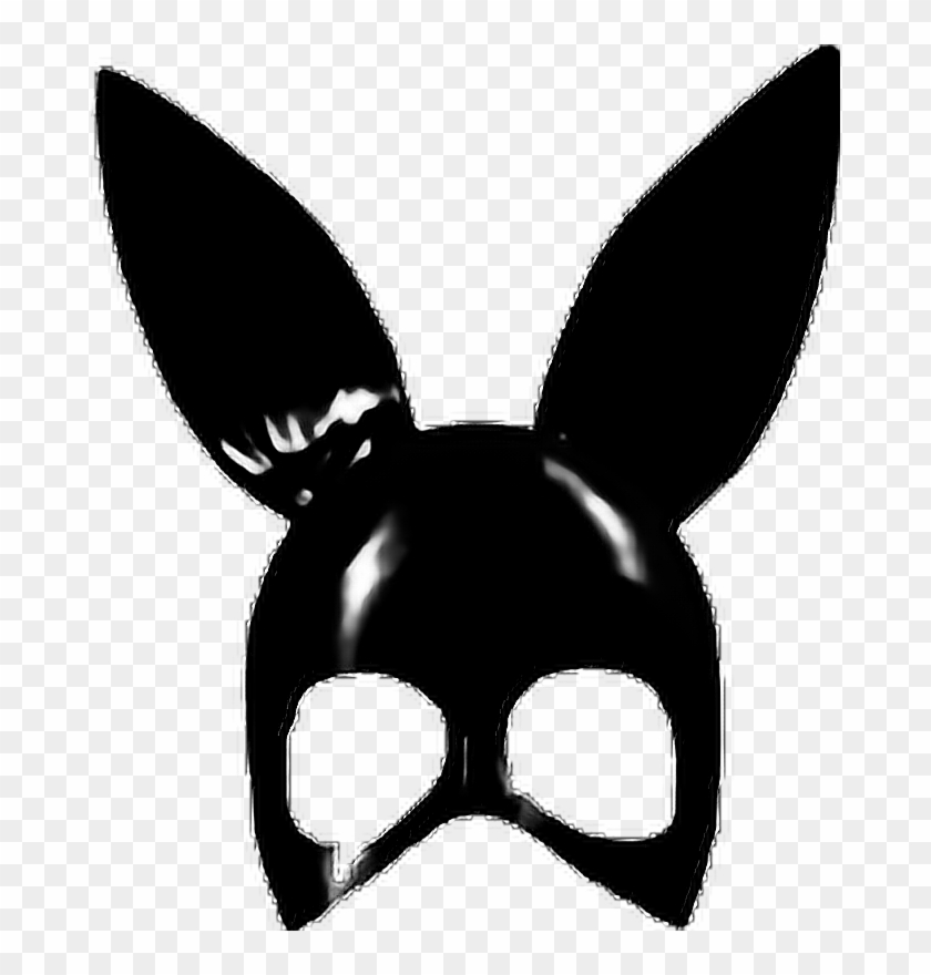 Arianagrande Ari Ariana Dangerouswoman Black Mask Cool - Dangerous Woman Mask Png Clipart