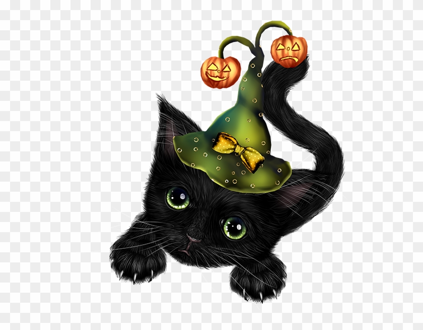 Clip Free Library Kittens Clipart Whimsical Cat - Clipart Cute Cats Halloween - Png Download #3364722