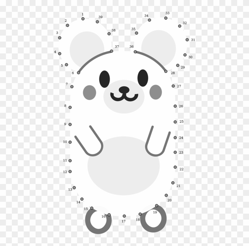 Connect The Dots Drawing Coloring Book Line Art - Connect The Dots Clipart - Png Download