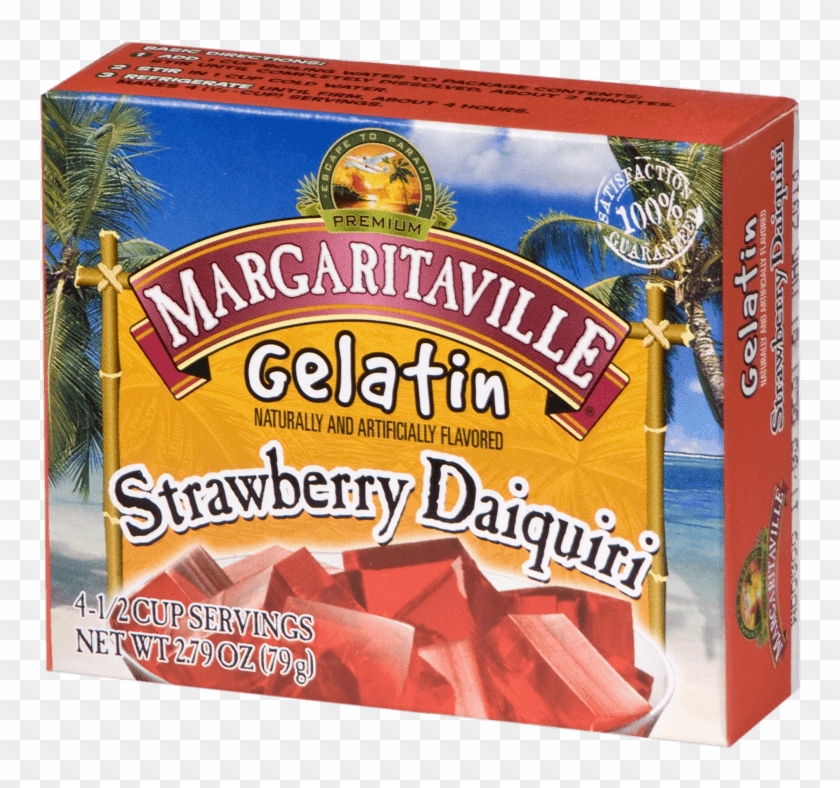 Margaritaville Strawberry Daiquiri Gelatin - Snack Clipart #3364964