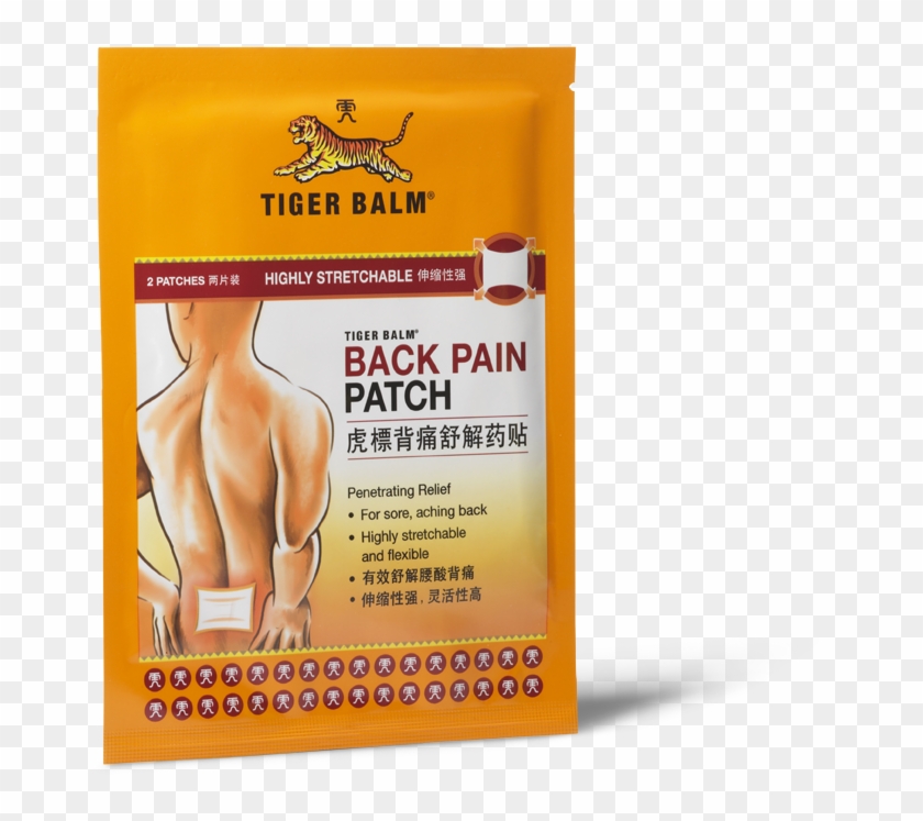 Tiger Balm Back Pain Patch - Tiger Balm Hot Patch Clipart #3365352