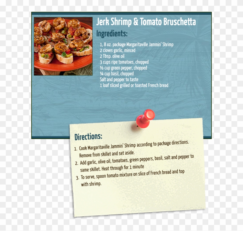 Jerk Shrimp Bruschetta - Shrimp And Prawn Clipart #3365509