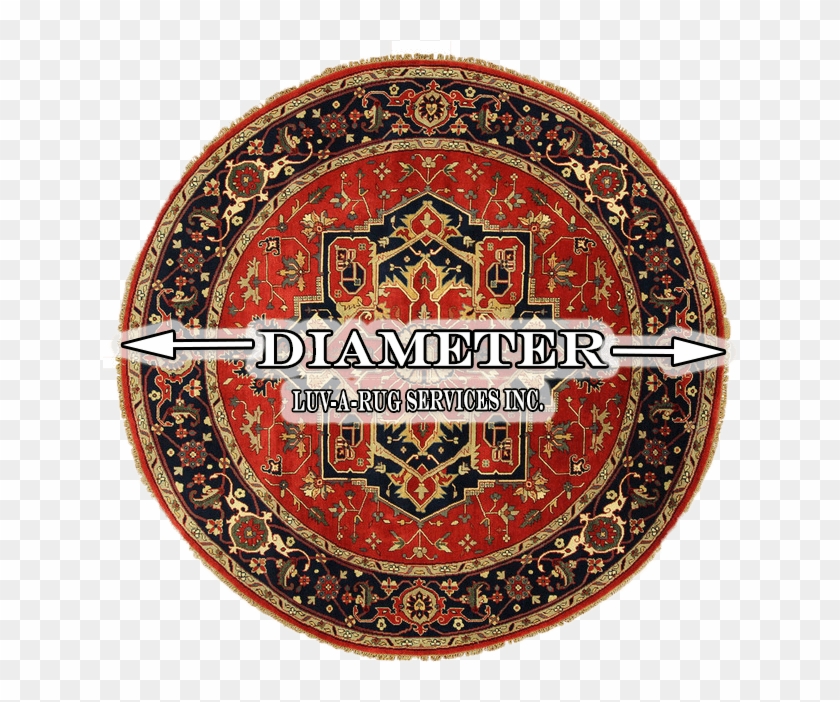 How To Measure A Round Rug - Circle Clipart