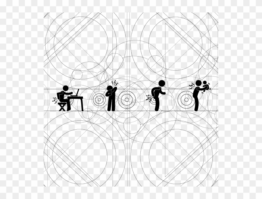 Ayurvedic Treatment For Back Pain - Silhouette Clipart #3365647