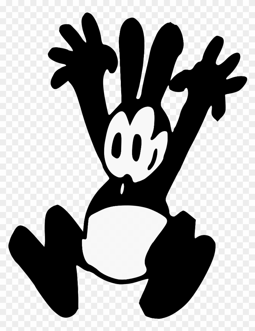 File - Oswald Jump - Svg - اسوالد خرگوش خوششانس Clipart
