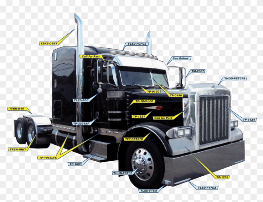 920 X 669 2 - Trailer Truck Clipart