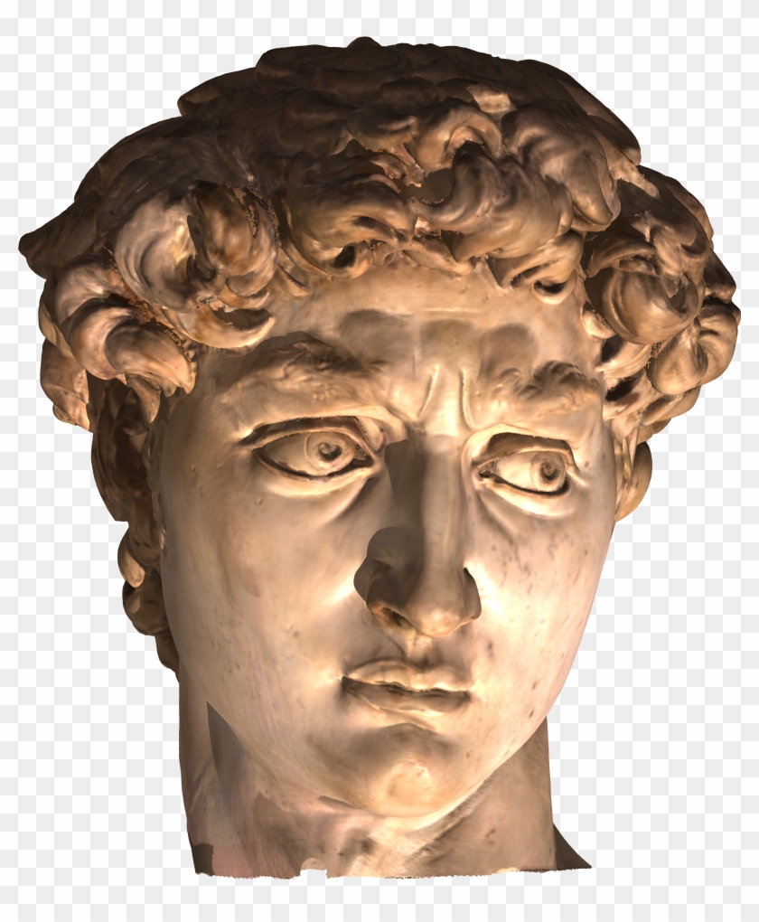 David Head L2-rgba - Statue Clipart