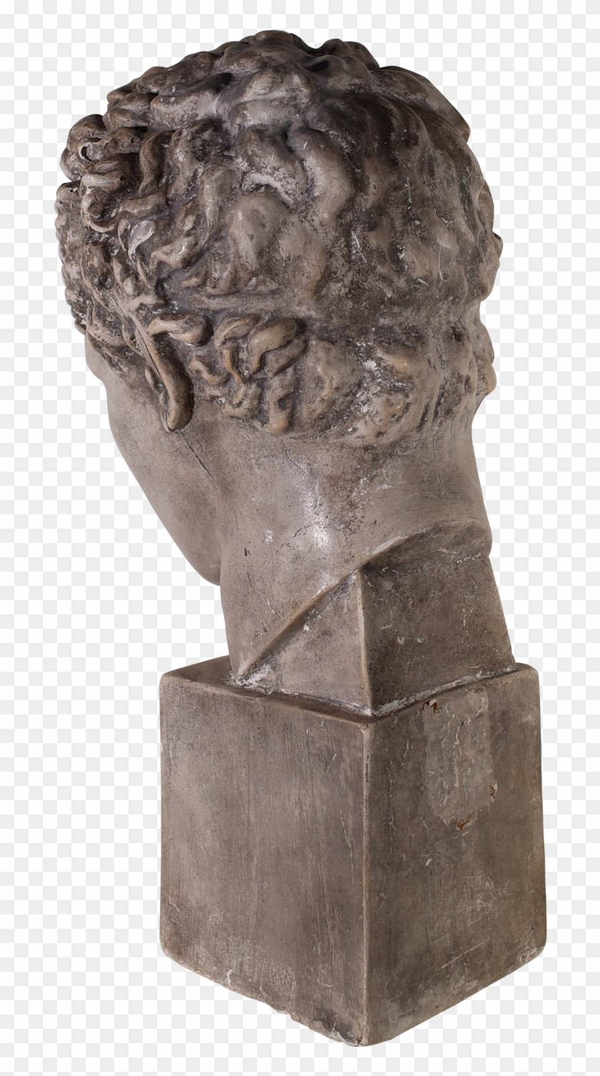 Grand Tour Museum Souvenir Plaster Bust Of David - Bust Clipart #3366265