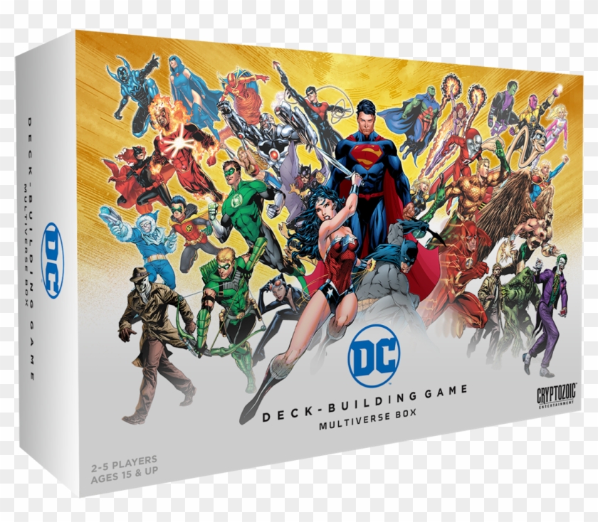 Dc Comics Deck Building Game Multiverse Box Clipart #3366302
