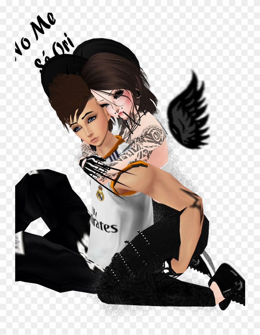 Captured Inside Imvu - Illustration Clipart