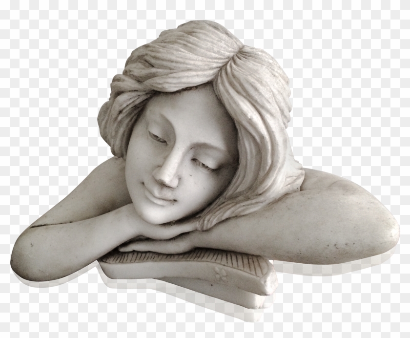 Italian School Art Nouveau Marble Sculpture Of Beautiful - Bust Clipart #3366560