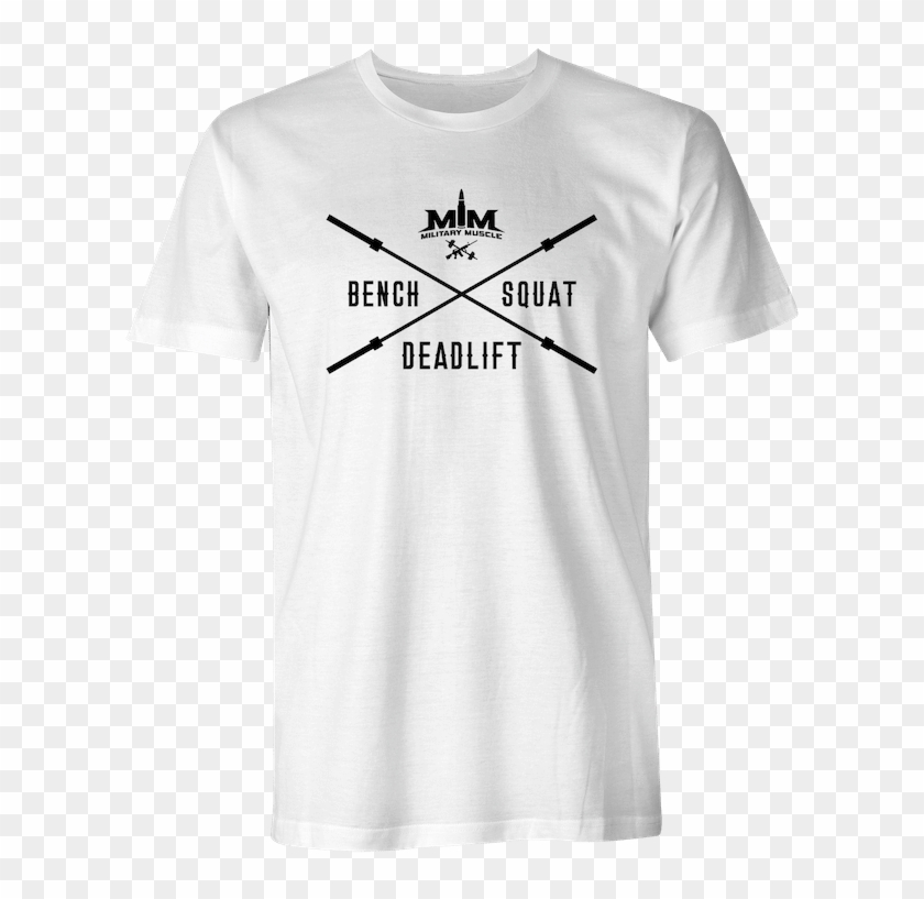 Bench Squat Deadlift - Active Shirt Clipart #3367105