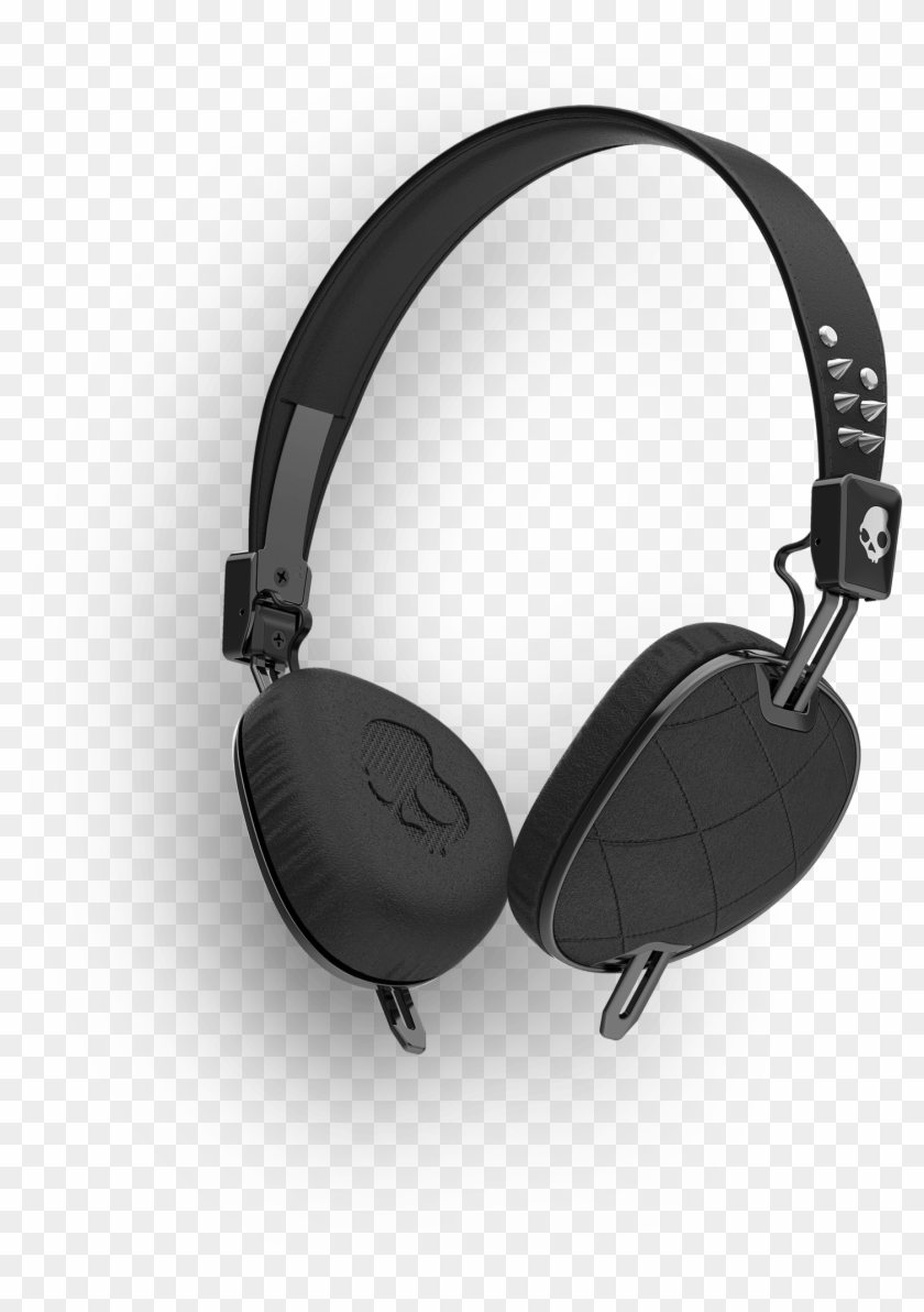 Skullcandy Knockout On-ear Headphones In Quilted Black - Skullcandy S5avgm 400 Clipart #3367348