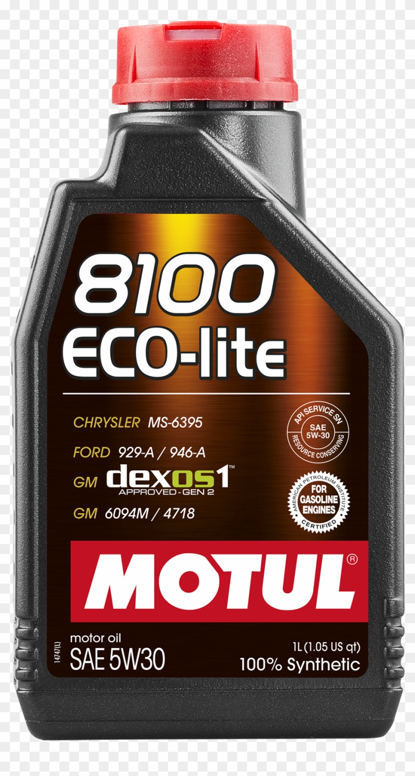 Motul 108212 8100 Ec - Motul 5w30 8100 Eco Lite 1л Clipart