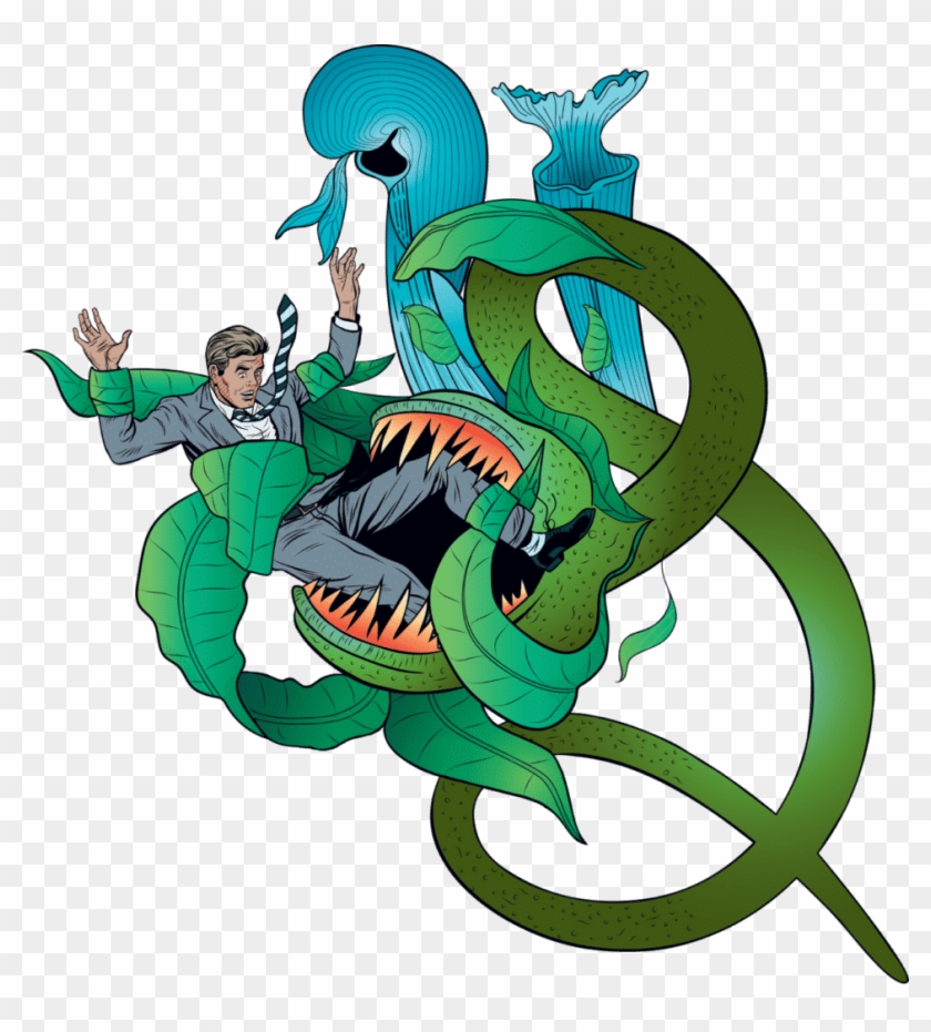 Some Turn Predator, Employing A Variety Of Techniques - Plants With Bite The Calyx Clipart #3367912