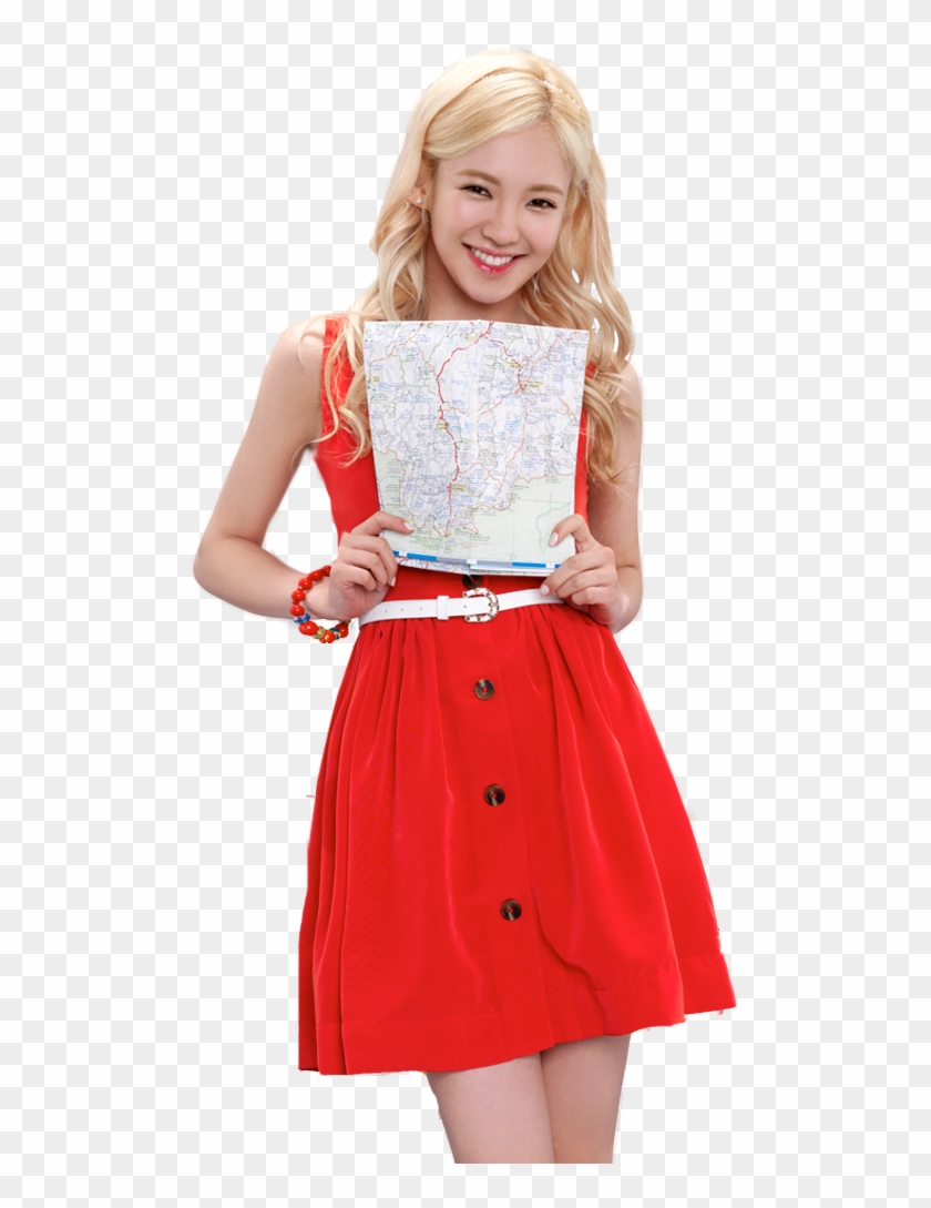 I Think They All Look Good In Red - Hyoyeon In Red Clipart #3368085