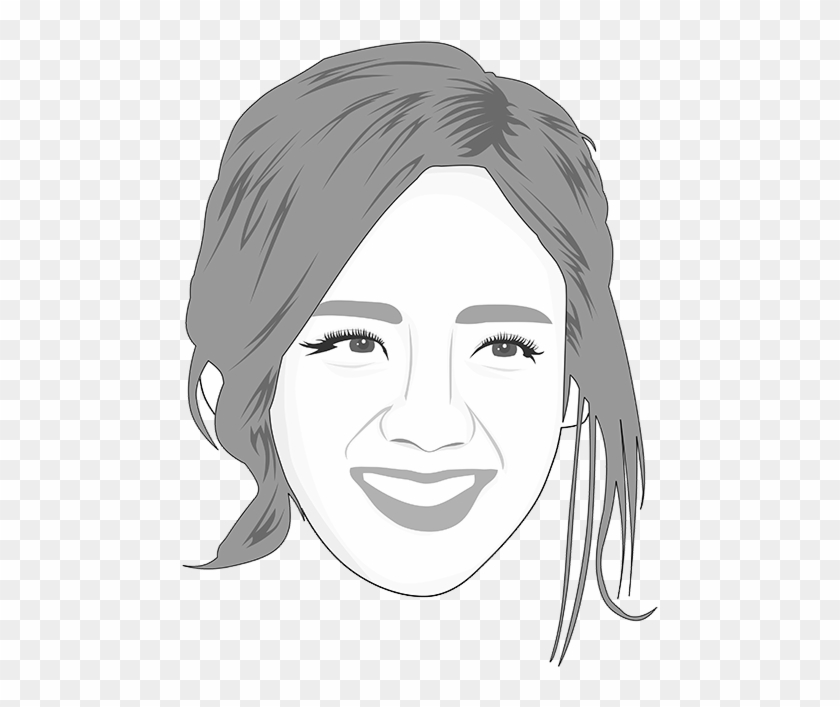 Hyoyeon, Cartoonized - Sketch Clipart