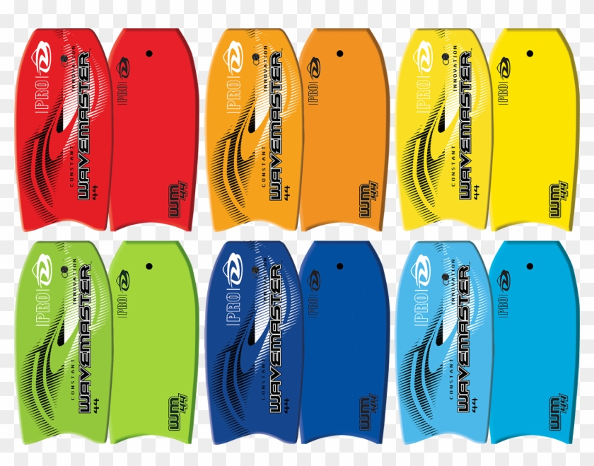 44" Wave Master Body Board Clipart
