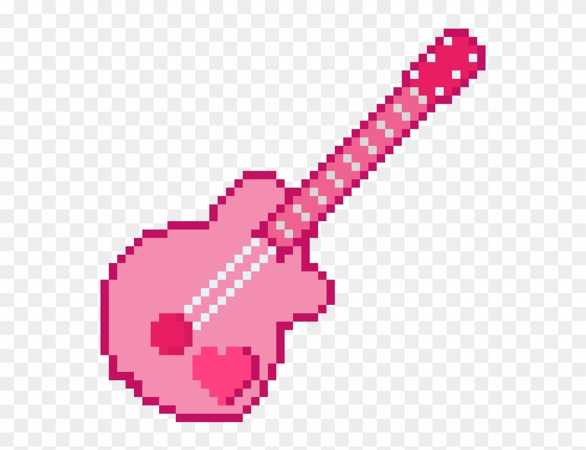 Pink Guitar Clipart