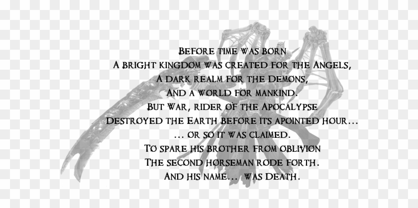 Darksiders Ii - Starts With War Ends With Death Clipart #3368430