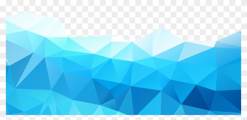 Abstraction Graphics Transprent - Blue Abstract Shape Png Clipart