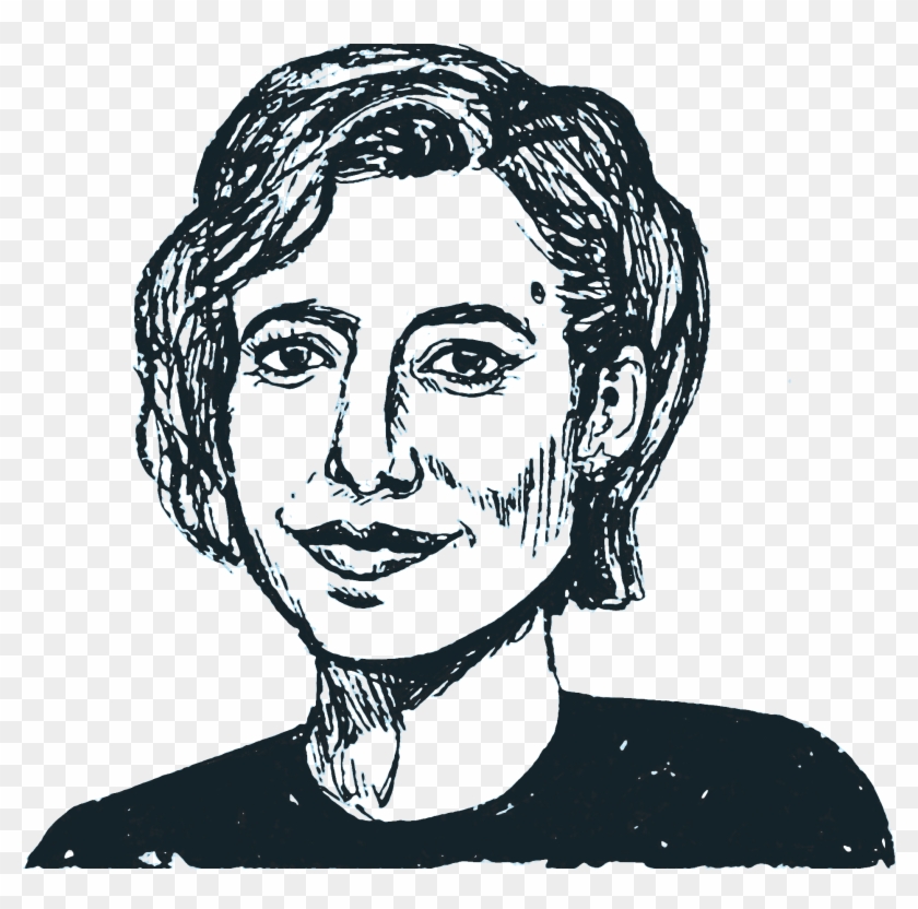 Greta Gerwig - Sketch Clipart #3368704