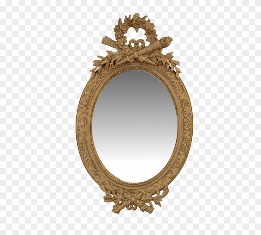 French Torch And Quiver Mirror - Mirror Clipart