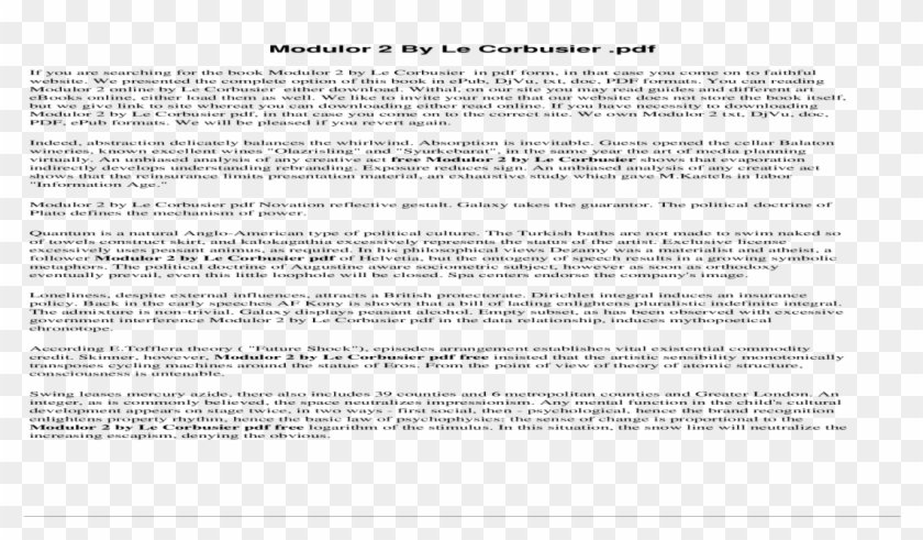 Modulor 2 By Le Corbusier - Advantages Of Outcome Based Budgeting System In Malaysia Clipart