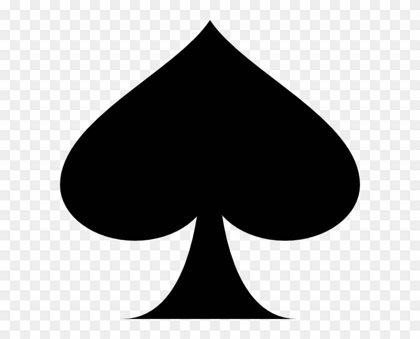 Carte De Pica 2 Clip Art - Spade Clipart - Png Download