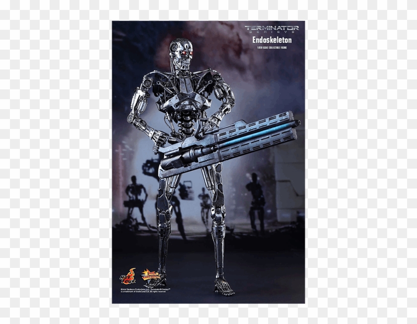 Endoskeleton 1/6 Scale Hot Toys Action Figure - Hot Toys Terminator Genisys Endoskeleton Clipart