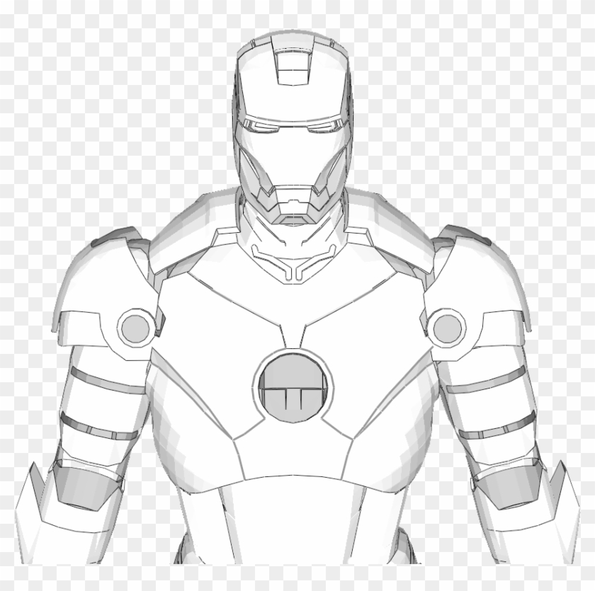 Iron Man Mark 3 Armor Costume Foam Pepakura File Templates - Iron Man Mark 5 Templates Clipart #3369464