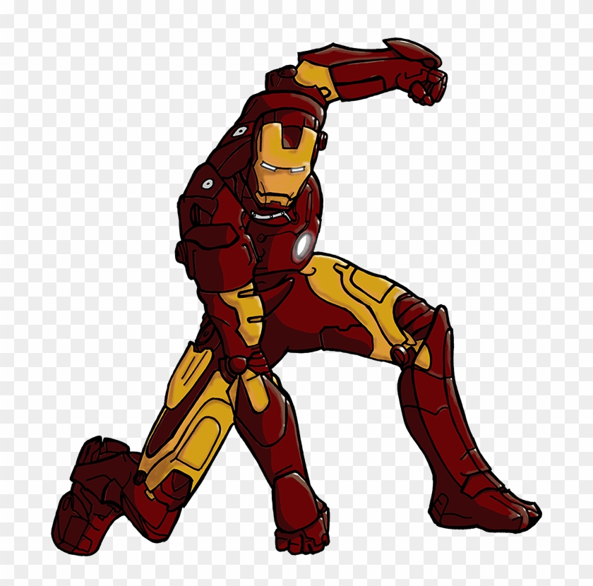 Iron Man Marvel Iron Man Coloring Pages Free Printable - Colour The Iron Man Clipart