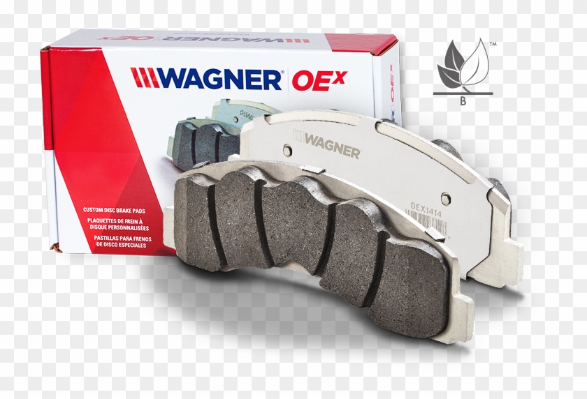 Product Front View Of Oex Brake Pads By Wagner - Bagnetified Clipart