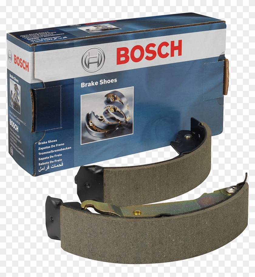 Blue Brake Shoes - Bosch Brake Shoes Clipart