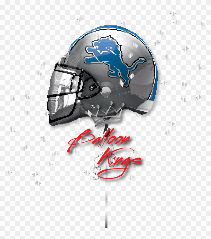 Lions Helmet - American Football Clipart
