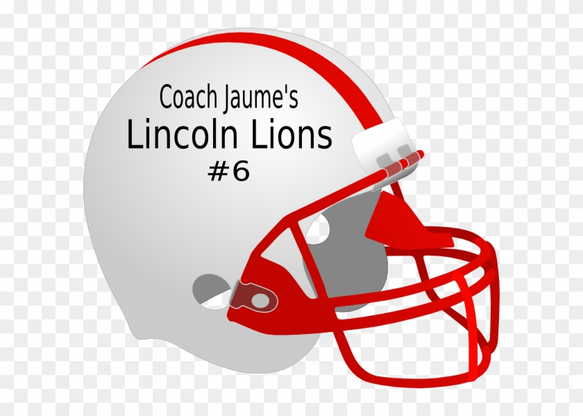 White And Blue Football Helmet Clipart