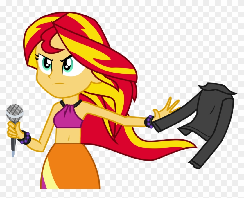 Belly Button, Edit, Equestria Girls, Midriff, Safe, - Mlp Eg Sunset Shimmer Rainbow Rocks Clipart #3370432