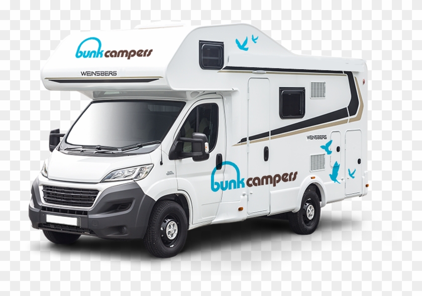Bunk Campers - Camper Van 4 Person Clipart #3370559