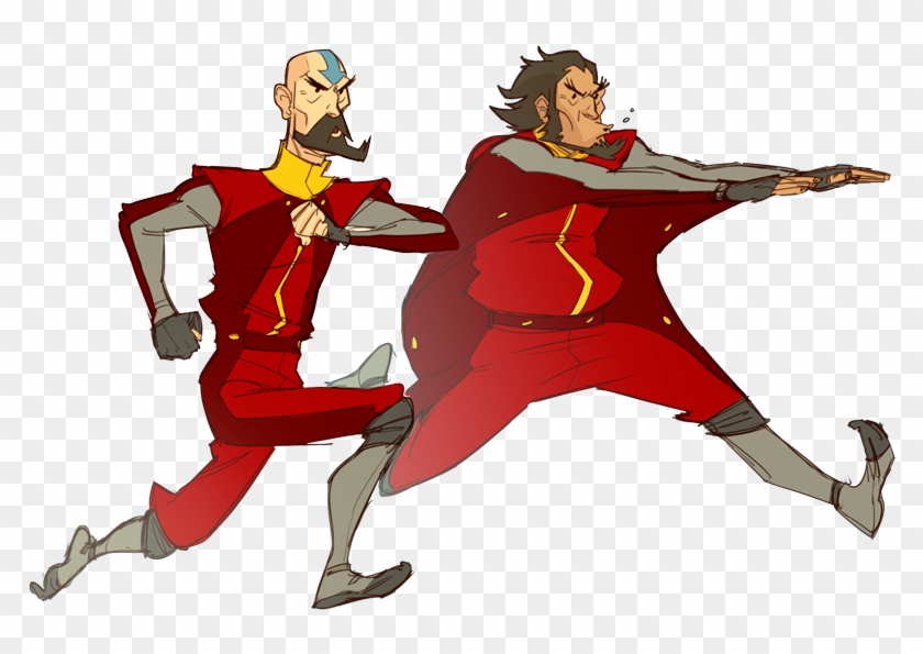Tenzin And Bumi In Their Pajamas Are Here To Save The - Legend Of Korra Airbender Suits Clipart #3370598