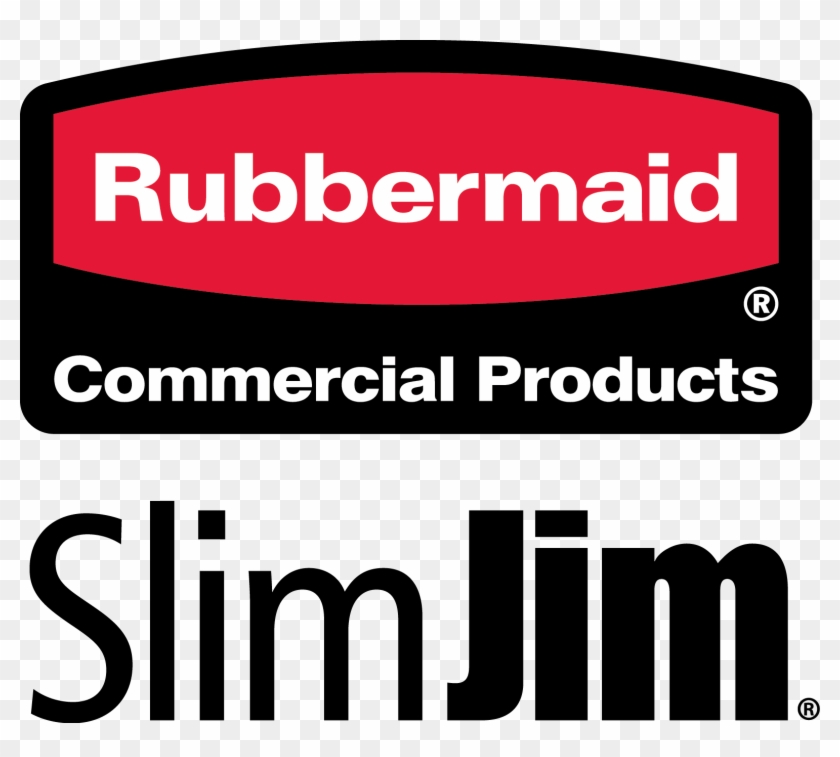 Rcp Slim Jim - Rubbermaid Slim Jim Logo Clipart #3370681