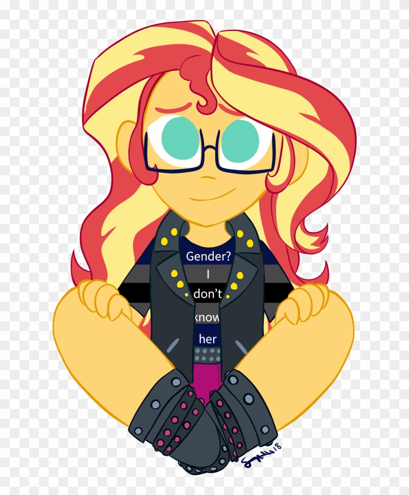 It's A Sunset Shimmer - Cartoon Clipart #3370772