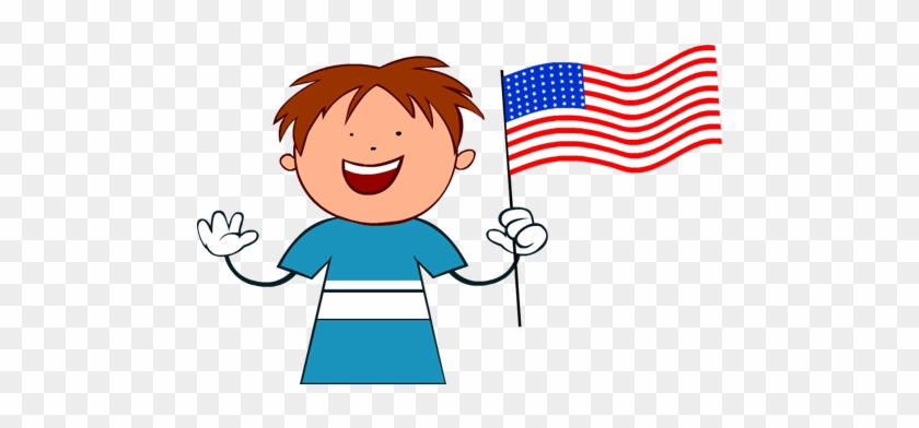 Clipart Memorial Day Flag - Cartoon - Png Download #3370811