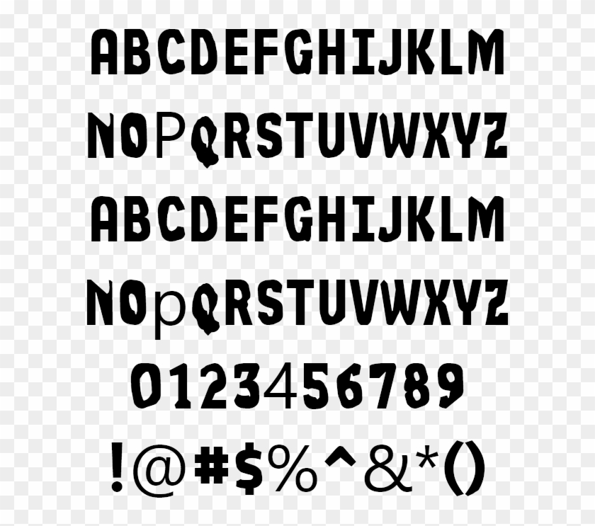 Kids Not So Slim Jim Example - Jumbo Font Clipart