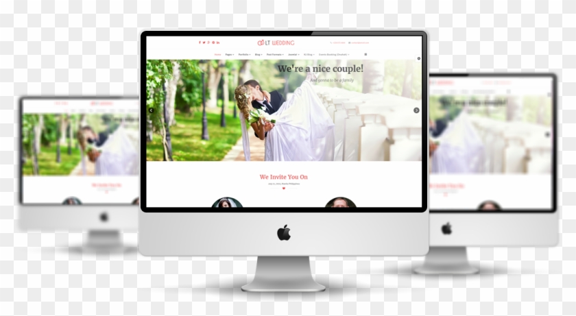 Lt Wedding Mockup - Joomla Quickstart Template Free Clipart