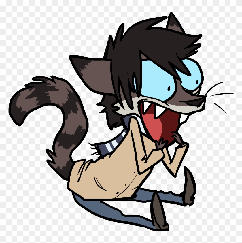 Winter Screaming Cat - Cartoon Clipart #3371165