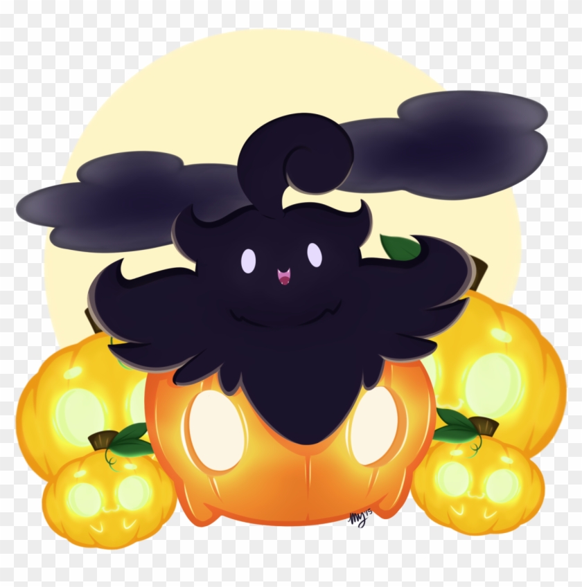 Pumpkaboo Catch Em All Kawaii Art Cute Pokemon Ems - Pumpkaboo Pokemon Kawaii Clipart