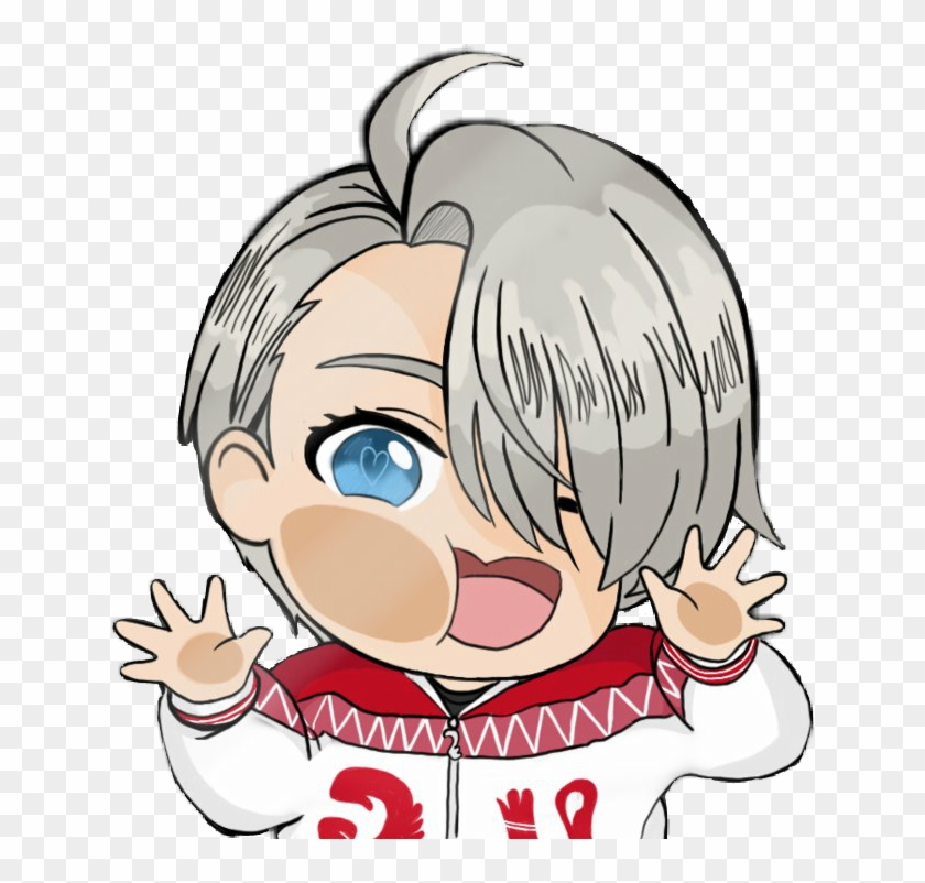 #kawaii #cute #yurionice #victornikiforov #chibi - Victor Yuri On Ice Clipart #3371943