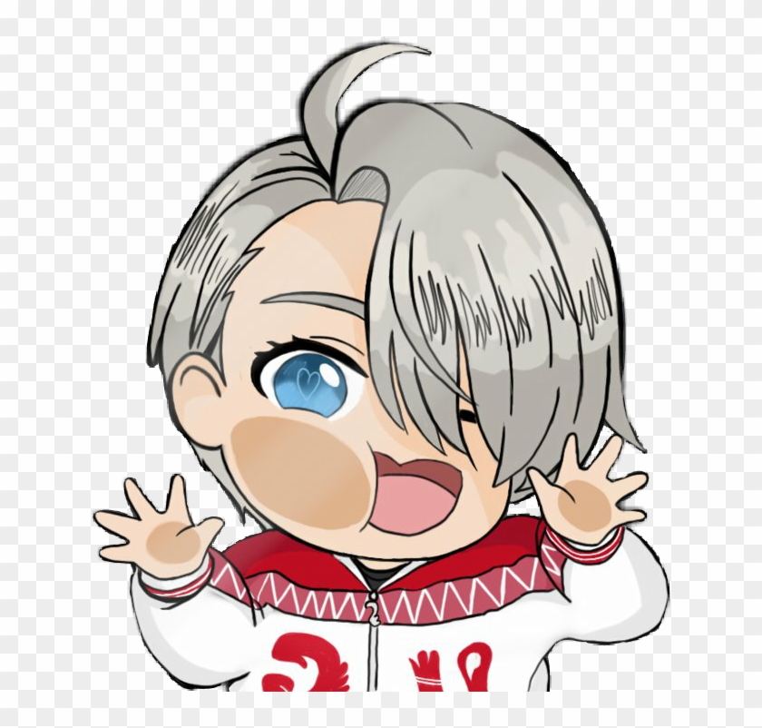 #kawaii #cute #yurionice #victornikiforov #chibi - Victor Yuri On Ice Clipart