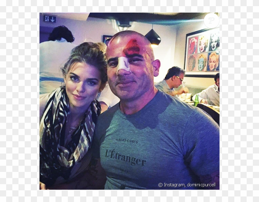 Dominic Purcell Et Sa Compagne Annalynne Mccord Après - Annalynne Mccord Et Dominic Purcell Clipart